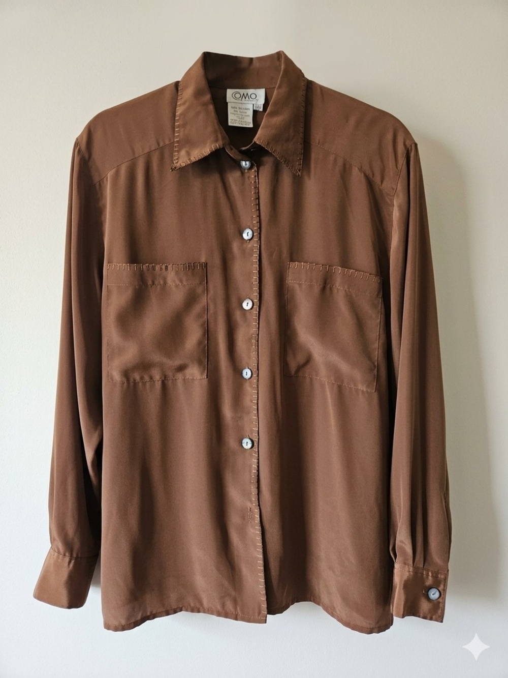 Listing: Vintage Como Blouse – Mocha – Size 12